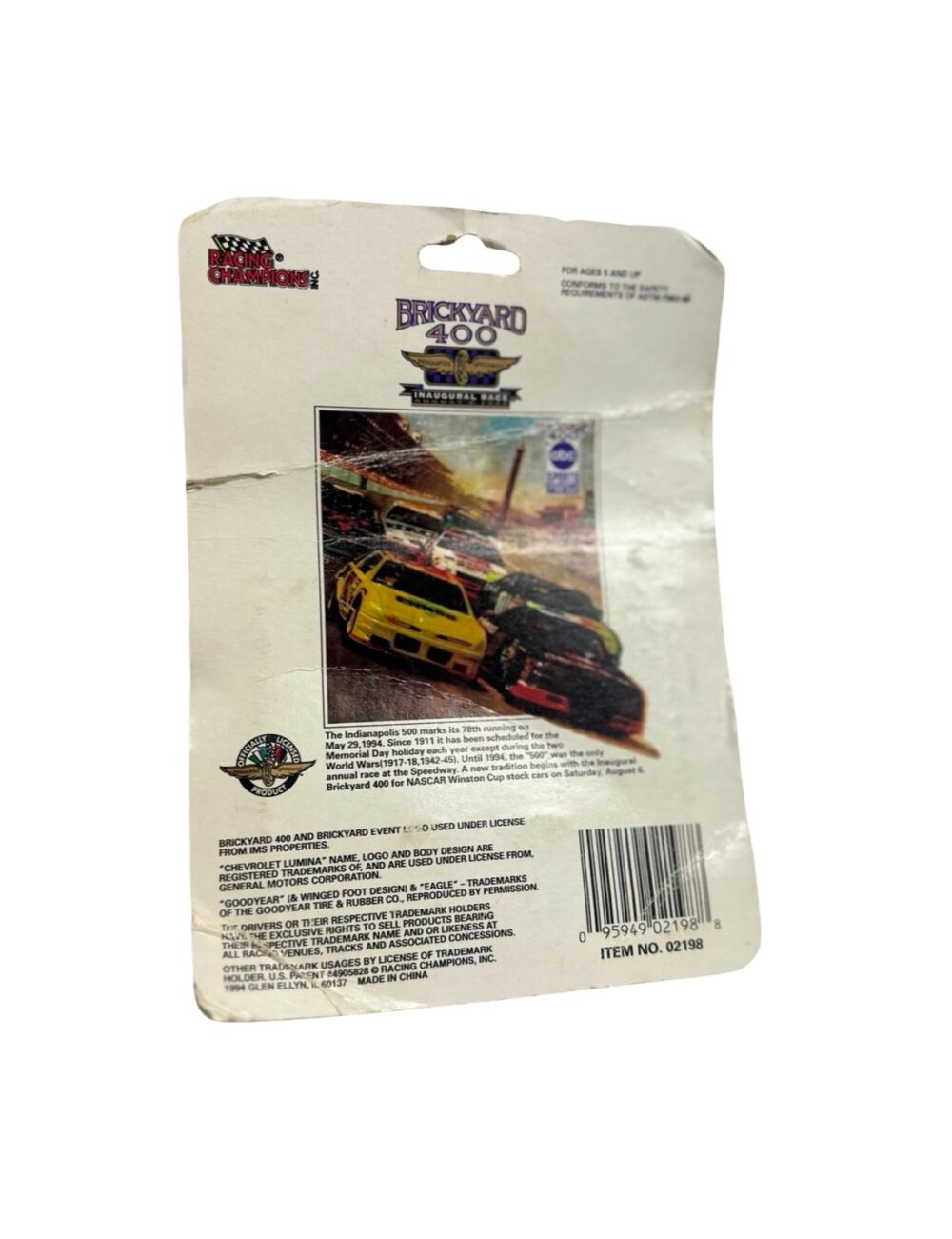 1994 NASCAR Brickyard 400 Indianapolis Inaugural Race - Racing Champions 1:64 - Image 3